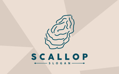 Seashell Logo Inspiration Scallop Design V9
