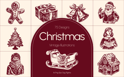 Vintage Christmas Illustrations