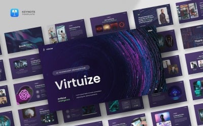 Virtuize - Modello per la presentazione di un discorso sull&amp;#39;intelligenza artificiale