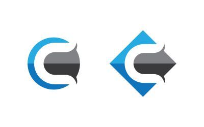 C Logo Letter Modern Logo illustration Template design v.1