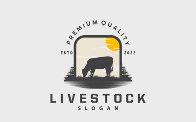 Livestock Logo Fram Garden Design V10