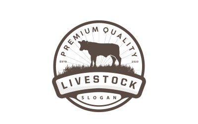 Livestock Logo Fram Garden Design V5
