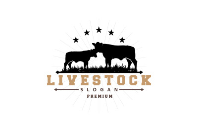 Livestock Logo Fram Garden Design V6