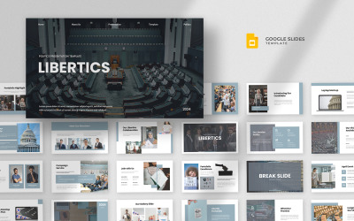Modèle Google Slides sur la politique et la gouvernance