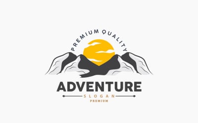 Mountain Logo Nature Landscape Vector V2