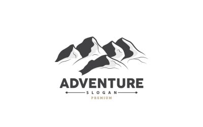 Mountain Logo Nature Landscape Vector V4