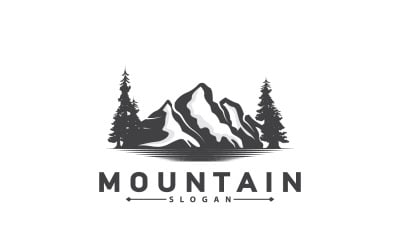 Mountain Logo Nature Landscape Vector V5