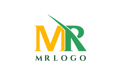 MR Letter Custom Design Logo Template