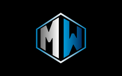 MW Letter Creative Design Logo Template