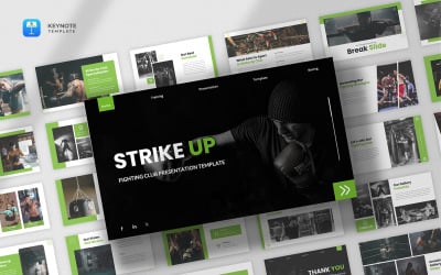 Strike Up - Boxing & Fighting Sports Keynote Template