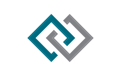 Business corporate unity chain Logo illustration design v.4