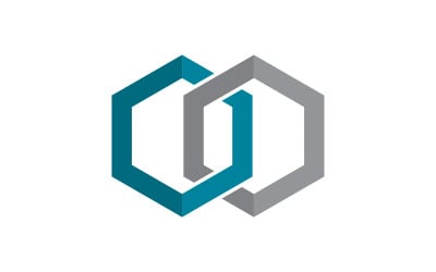 Business corporate unity chain Logo illustration design v.5