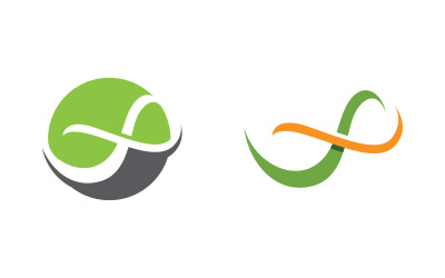 Дизайн логотипу Infinity Vector Icon Illustration шаблону дизайну v.11