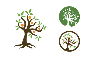 Ecology Tree vector icon illustration logo design v.11