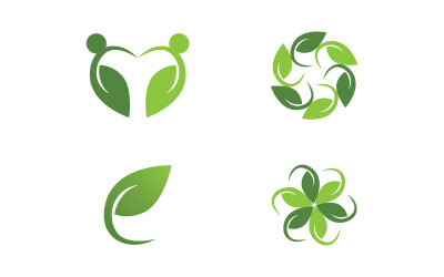 Ecology Tree vector icon illustration logo design v.14