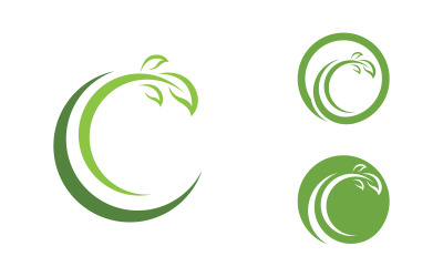 Ecology Tree vector icon illustration logo design v.7