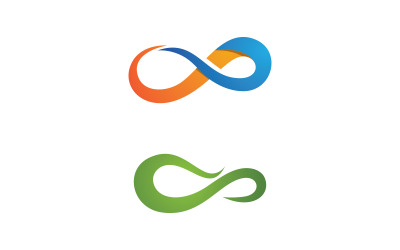 Infinity logo Design Vector icon illustration design template v.13