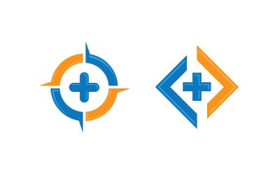 Medical Logo icon illustration vector design template v.4