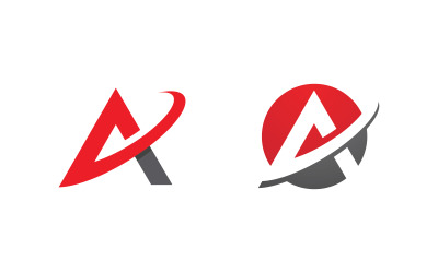 A Letter Business Concept design LogoTemplate v1.102