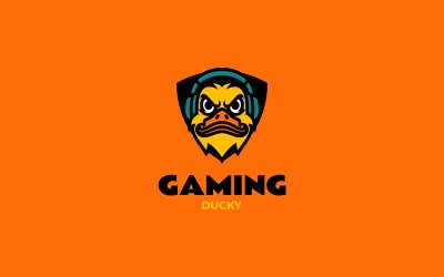 Esport Duck Logo Design Template