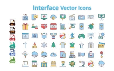 Essential Interface Icons Essential Interface Icons for Modern UI Design