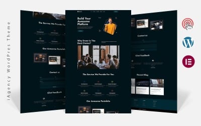 iAgencys — тема Elementor WordPress для креативного агентства