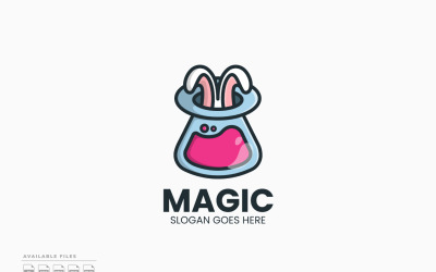 Magic Labs Logo Şablonu Vektör Tasarımı