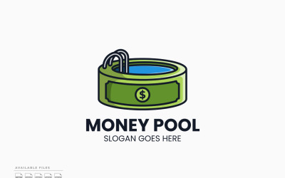 Money Pool Logo Template Vector Design
