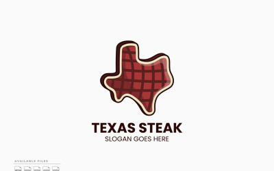 Texas Steak Logo Template Vector Design