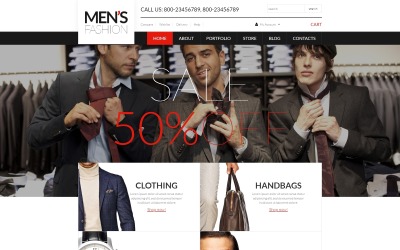Férfi vállalati viselet WooCommerce téma