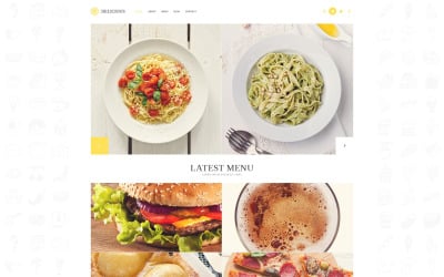 Modern Cafe Restaurant WordPress-thema