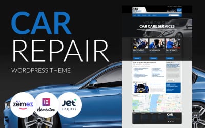 Reparación de coches - Tema de WordPress para coches