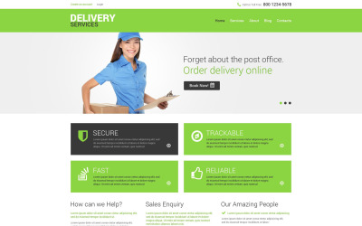 运输响应Drupal模板