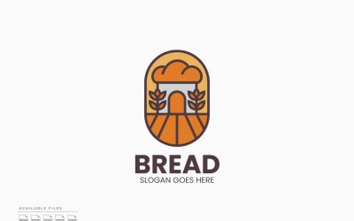 Broodlogo sjabloon vectorontwerp