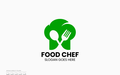 Logo sjabloon voor food chef-kok