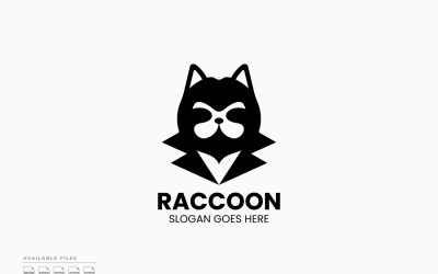 Prywatny szablon logo Raccoon Logo Vector Design