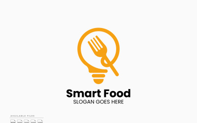 Smart Food Logo Vorlage Vektordesign