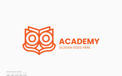 Szablon logo Owl Academy