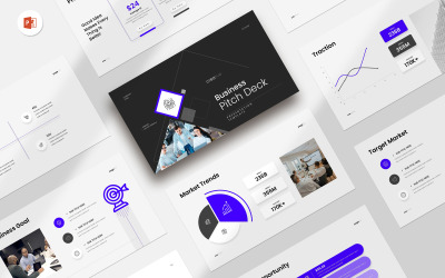 Businessplan-Präsentationsdesign 2037