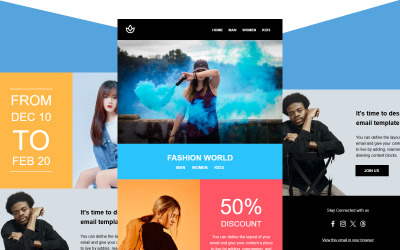 Mailchimp e-mail sablon 002