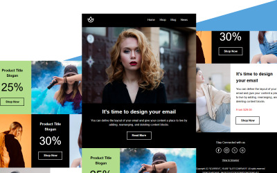 Šablona e-mailu Mailchimp 001
