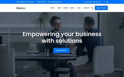 Starton - Consulting, Startup & IT Business WordPress Theme