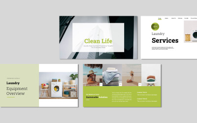 Wäscherei-Keynote-Präsentationsvorlagen