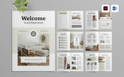 Broszura informacyjna Airbnb Welcome Guide Book