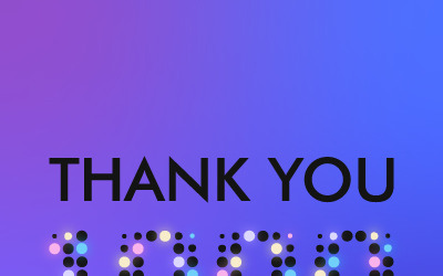 Thank you 1000 followers rectangular banner