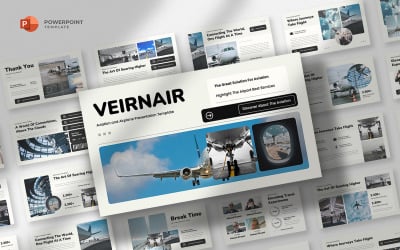 Veirnair - Airline &amp;amp; Aviation Powerpoint Template