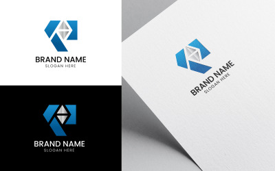 Letter P recycle business logo-945