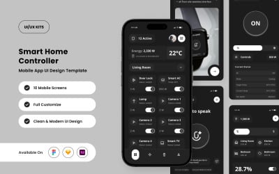 Movo – Smart Living App UI Design Template