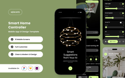 Smartiv – Smart Home UI-Designvorlage