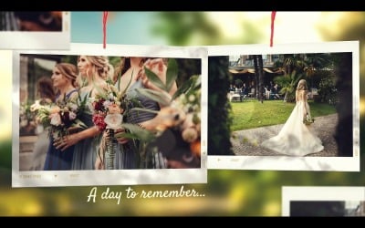 Wedding Moments Slideshow - Motion Graphics Template